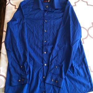 Long sleeve blue shirt